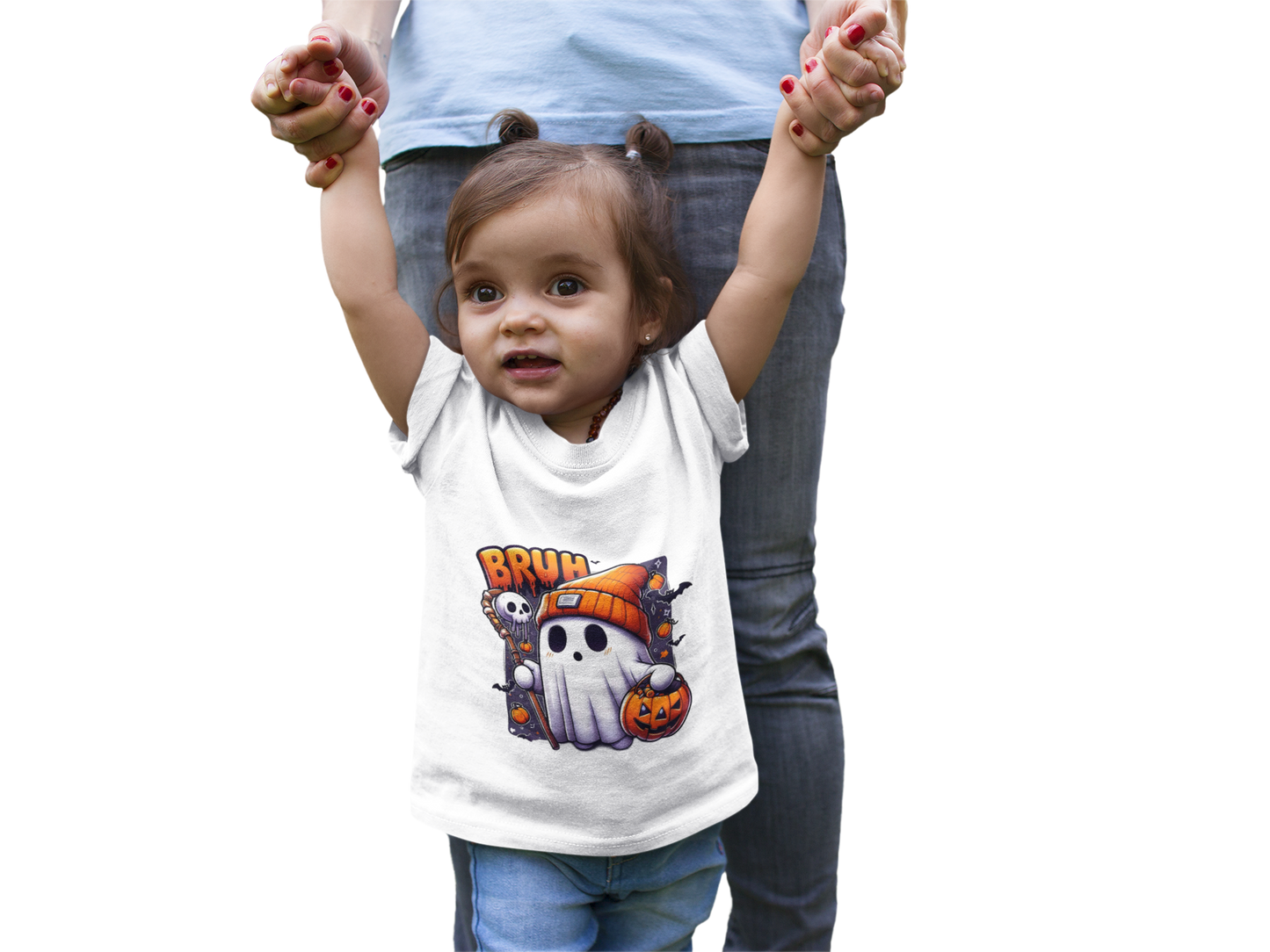 👻 Spook Up Your Kid’s Style with the Bruh Ghost Tee! 👻